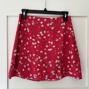 Sunday Best Tatiana Floral A-Line Mini Slit Skirt Size 6